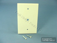 Leviton Light Almond MIDWAY Phone Radio Cable Wallplate .312" Opening 80513-T