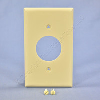 Cooper Ivory Standard 1-Gang 1.406" Thermoplastic UNBREAKABLE Single Receptacle Wallplate Outlet Cover 5131V