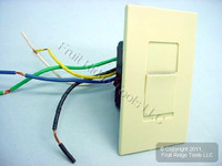 Leviton Ivory Scene Capable Monet ON/OFF Non-Dimming Switch Narrow Fin 1000VA Magnetic Low Voltage Fluorescent MNS10-1LI