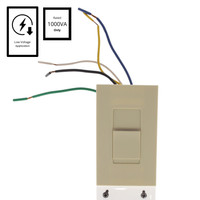 Leviton Ivory Scene Capable Monet ON/OFF Non-Dimming Switch Narrow Fin 1000VA Magnetic Low Voltage Fluorescent MNS10-1LI