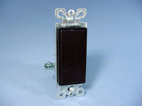 Eagle Black Single Pole Decorator Rocker Wall Light Switch 15A 120/277V 6501BK