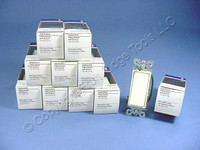 10 Eagle Commercial Almond 4-Way Decorator Quiet Rocker Light Switches 15A 6504A