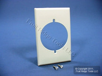 Leviton MIDWAY UNBREAKABLE White 2.465" Power Outlet Cover Receptacle Wallplate 80532-W