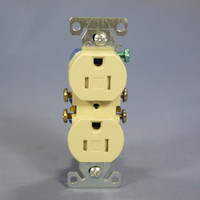 Cooper Ivory TAMPER RESISTANT Duplex Receptacle Outlet NEMA 5-15R 15A 125V Bulk TR270V