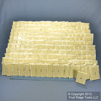 200 Leviton Almond Residential JUMBO Toggle Oversize Switch Cover Wallplates 82101-A