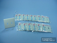 15 Leviton Gray UNBREAKABLE 2-Gang Switch Cover Wallplates Switchplate 80709-GY