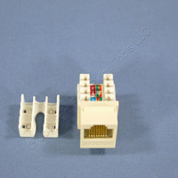 Cooper Almond Cat 6 Snap-In Modular Data Jack 110 Style 8-Position RJ45 5546-6A