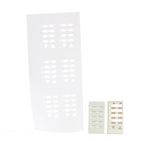 Leviton Almond Faceplate Color Conversion Kit For 3-Address Dimming Controller DCK4A-CA