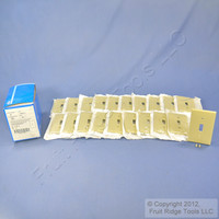 20 Leviton Ivory Unbreakable Toggle Switch Cover Wall Plates Switchplates 80701-I