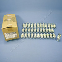 35 Leviton Almond 3-Way Toggle Wall Light Switches Quickwire 15A 120V 1453-2A