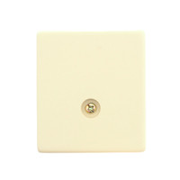 Leviton Ivory Surface Mount Modular Phone Jack 110-Type Termination Type 103 8-Wire 41038-IDA