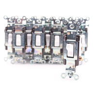 10 Eagle Electric White COMMERCIAL Toggle Wall Light Switches 3-Way 15A CS315W