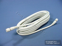 Leviton White 25 Ft Coaxial Video Cable F-Type RG6 C6851-25W