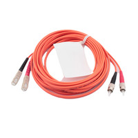 5M Leviton Fiber Optic Patch Cable Cord ST SC 62.5 Micron Duplex Multimode 62DCT-M05