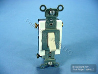 New Leviton Light Almond 3-Way COMMERCIAL Toggle Wall Light Switch 20A CS320-2T