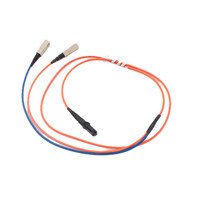 1M Leviton Fiber Optic Multi-Mode Duplex Patch Cable Cord MT-RJ SC 50 50DCM-M01