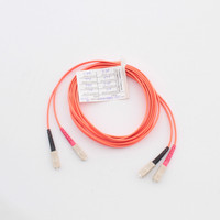 3M Leviton Fiber Optic Multi-Mode Duplex Patch Cable Cord SC 62.5/125 62DSC-M03