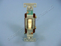 Cooper Ivory COMMERCIAL Single Pole ON/OFF Toggle Light Switch 15A Bulk CS115V