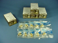 50 New Leviton Almond Quickport Gold Coaxial Cable Connector Jacks Coax 40831-BA