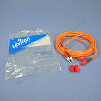 5M Leviton Fiber Optic Multi-Mode Duplex Patch Cable Cord SC 62.5/125 62DST-M05