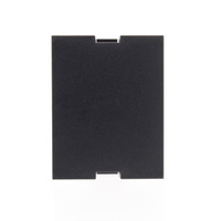 New Leviton Snap-In Black MOS Wallplate Blank Insert Module 1.5 Unit 41294-2BE
