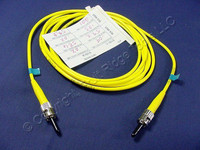 2M Leviton Fiber Optic Single-Mode Simplex Patch Cable Cord SM ST UPC UPSST-S02