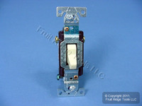 Eagle Electric Ivory COMMERCIAL Toggle Wall Light Switch 3-Way 15A Bulk CS315V