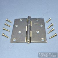 National Hardware #V512 Cabinet Door Satin Nickel Finish Steel 4" Removable Pin Hinge N325-282