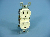 Leviton Residential Almond Duplex Receptacle Outlets NEMA 5-15R 15A 125V 5320-A
