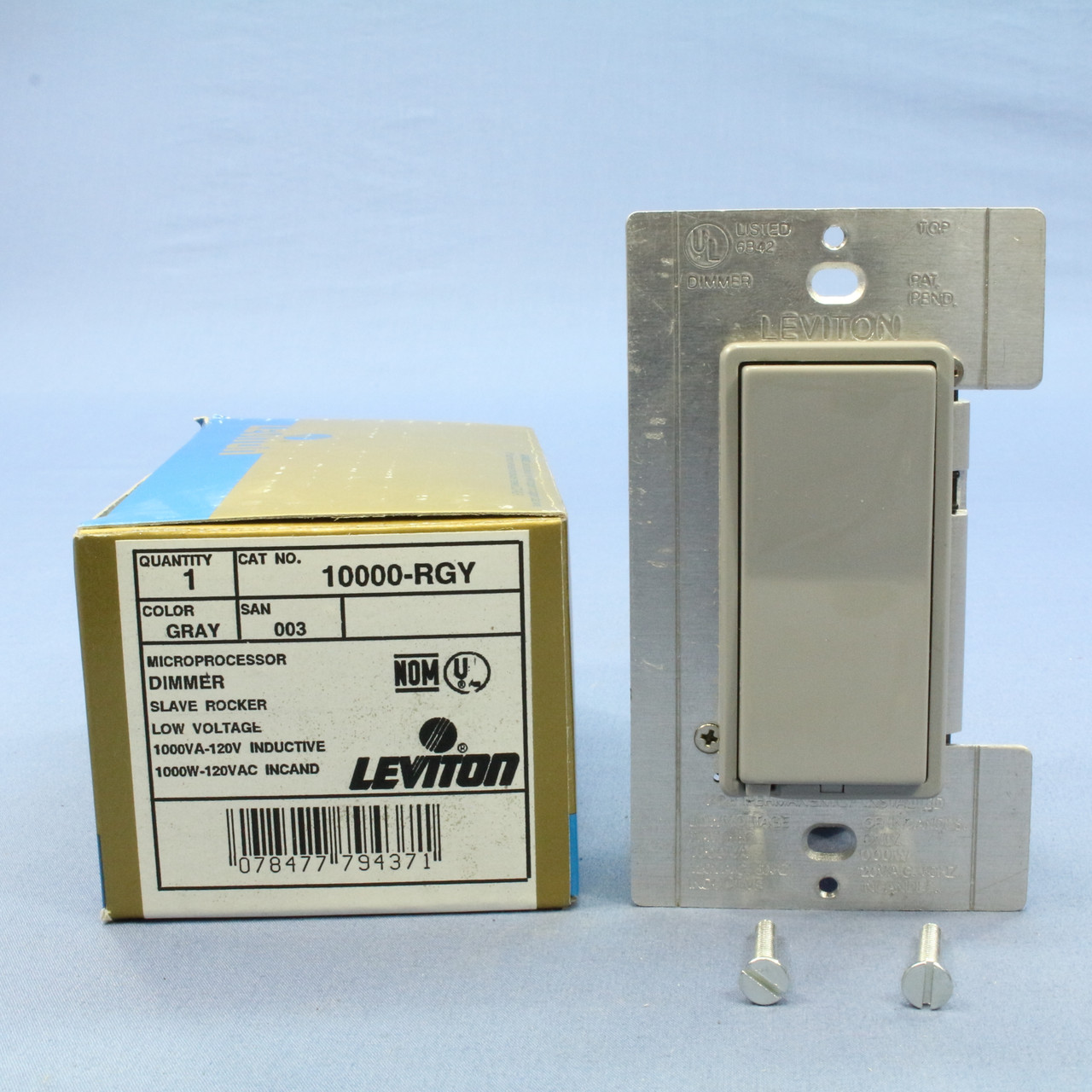 🏠 🔌 Leviton Gray Remote Dimmer Switch MicroDim 10000-RGY - In Stock -  Fruit Ridge Tools