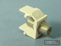Leviton Acenti Quartz Quickport F-Type Coaxial Cable Jack 75-Ohm AC084-FQF