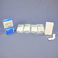 5 Leviton White Sectional Wallplates Blank Cover PSE14-W