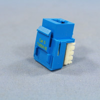 Eagle Blue Cat 5 Snap-In Modular Jack 110 Style 8-Position 8-conductor 5546BL
