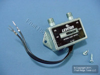 Leviton A/B Video Cable TV Switch 75/300 Ohm Coaxial C5102