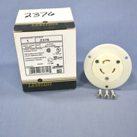 New Leviton L11-20 Locking Flanged Outlet Receptacle L11-20R 20A 250V 3� 2376