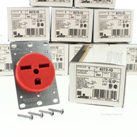 10 Leviton ISOLATED GROUND Industrial Grade Straight Blade Power Receptacles Outlets NEMA 6-30R 30A 250V 5372-IG