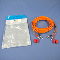 10M Leviton Fiber Optic Multi-Mode Duplex Patch Cable Cord SC 62.5/125 62DST-M10