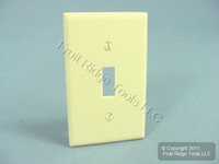 Leviton Ivory 1-Gang Toggle Switch Plastic Cover Wall Plate Switchplate 86001