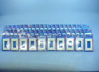 50 New Leviton Almond 1-Gang Decora Screwless Wallplate Covers GFCI GFI Polycarbonate Plastic Commercial Grade 80301-A