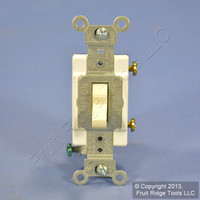 Leviton Almond COMMERCIAL Toggle Wall Light Switch 20A 120/277V Bulk CS120-2A