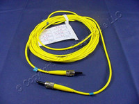 5M Leviton Fiber Optic Single-Mode Simplex Patch Cable Cord ST ST UPC UPSST-S05