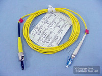 2M Leviton Fiber Optic Singlemode Simplex Patch Cable Cord ST LC PC SM PCSTL-S02