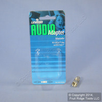 Leviton Audio RCA Jack to F-Type Coax Video Adapter Converter C5205