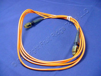 2M Leviton Fiber Optic Multi-Mode Duplex Patch Cable Cord MT-RJ 50mic 50DMJ-M02