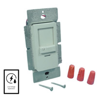 Leviton Almond Illumatech Slide Light Dimmer Switch 600W Incandescent 600VA Low Voltage Magnetic Non-Preset INM06-1LA