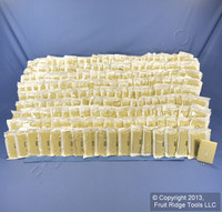 200 Leviton Ivory Unbreakable Toggle Switch Cover Wall Plates Switchplates 80701-I