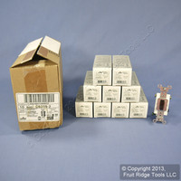 10 Leviton Brown 3-Way COMMERCIAL Toggle Wall Light Switches 15A CS315-2