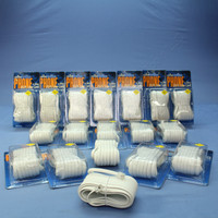 18 Leviton White 25' Flat Phone Cords Telephone Modular Lines 6-Wire C2613-25W