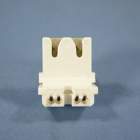 Leviton Panel Mount Fluorescent Lamp Holder T-8 Light Socket G13 Base T8 Medium Bi-Pin 13451-020