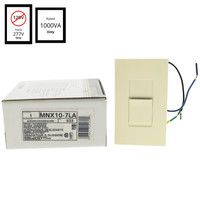Leviton Almond Monet Fluorescent Slide Light Dimmer Switch Ecotron Mark X 1000VA 750W 277V MNX10-7LA
